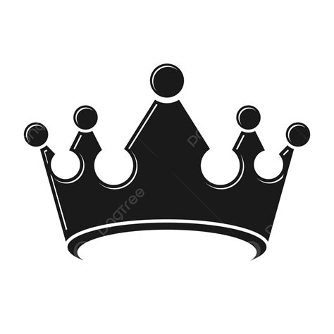 Black Crown Icon, Black, Crown, Icon PNG and Vector with Transparent ...