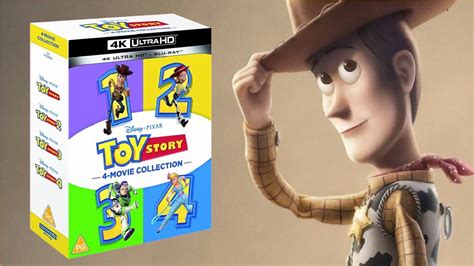 Toy Story 1 4 1995 2019 UK 4K UHD Boxset Unboxing Disney YouTube