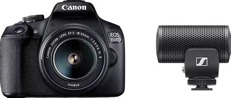 Buy Canon Eos 1500d 24 1 Digital Slr Camera Black With Ef S18 55 Is Ii Lens Sennheiser Pro