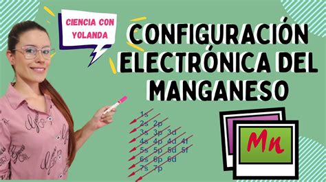 Configuración electrónica del manganeso Ejercicios resueltos Diagrama