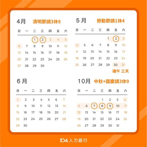 【2025行事曆and請假攻略】2025國定假日、年假搶先看！民國114年6連假快安排起來 人資充電 104招募管理