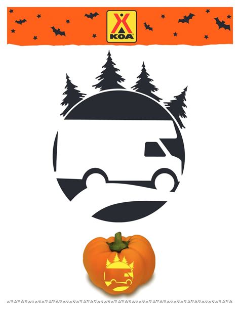 Rv And Camping Templates For Halloween Pumpkin Carving