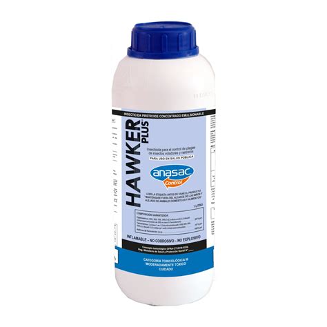 Insecticida Liquido Bajo Olor Hawker Plus Lt Anasac Ambiental