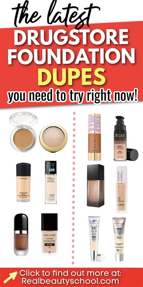 Best Drugstore Foundation Dupes Youll Love Beautyxfitness