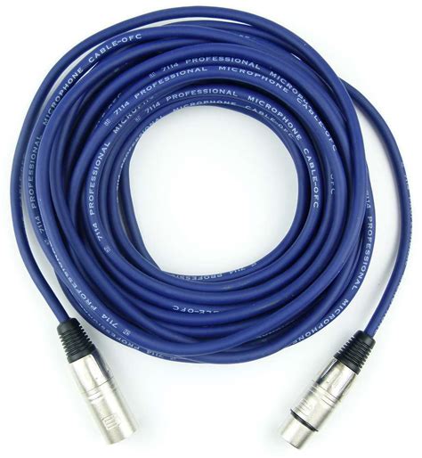 2 X 10 M Mikrofonkabel BLAU XLR Male Auf Female DMX Mikrofon Kabel