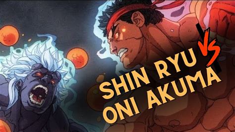 SHIN RYU vs ONI AKUMA O Confronto Final em português Street