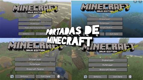 Portadas En Minecraft Youtube