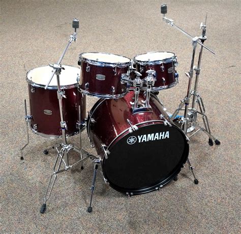 Yamaha Rdp F Rydeen Drum Set With Hw W Hardware Pack Burgandy