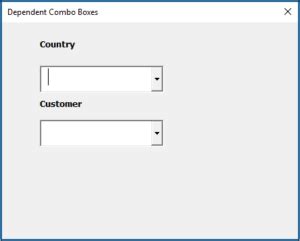 Dependent Combo Boxes On Excel Vba Userform Computergaga