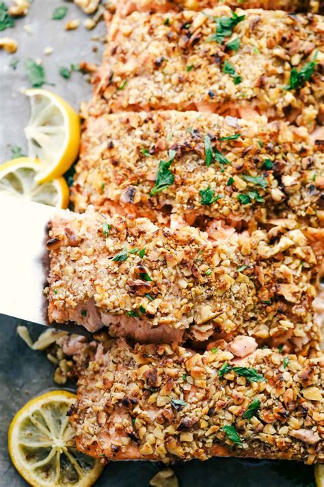 Walnut Crusted Maple Salmon The Recipe Critic