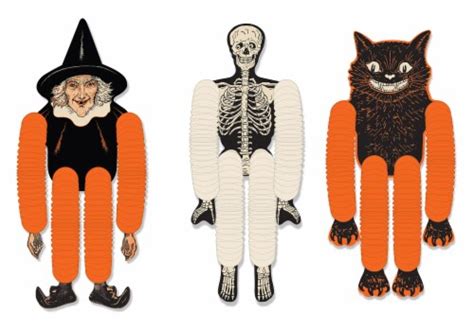 Beistle Vintage Halloween Party Decoration Tissue Dancers Pack