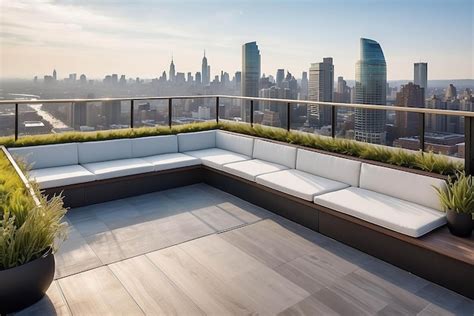 Rooftop Terrace Featuring A Builtin Observation Deck Or Lookout Point