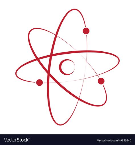 Atom Icon Royalty Free Vector Image Vectorstock