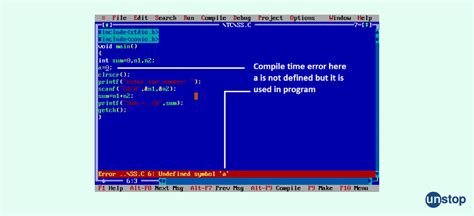 Types Of Errors In C Handling Demystified Examples Unstop