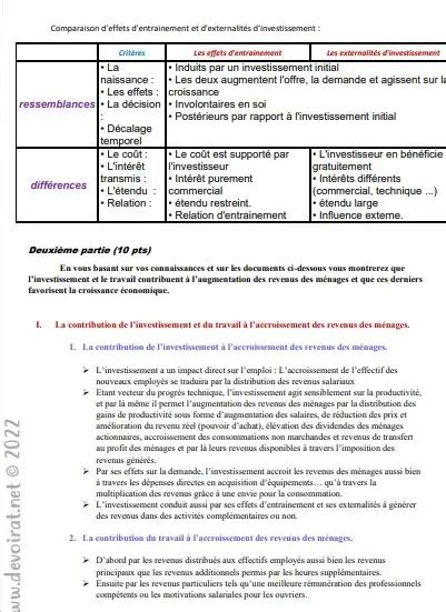 Bac Sc expérimentales Sciences SVT Correction devoir de synthèse n1