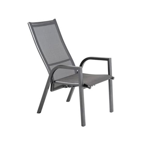 Sillón De Terraza Apilable Y Reclinable Con Sistema Hidráulico