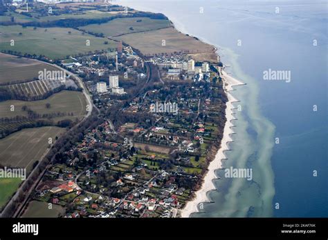 Schleswig Holstein Luebeck With Baltic Sea And Coastline From Above