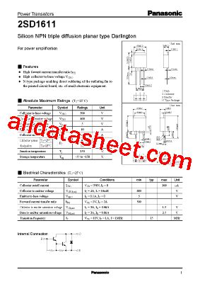 Sd Datasheet Pdf Panasonic Semiconductor