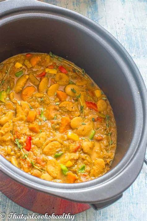 Caribbean Curried Butter Beans That Girl Cooks Healthy