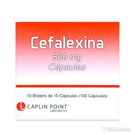 Cefalexina Caps Mg X Capsulas Caja Blister Caplin Point