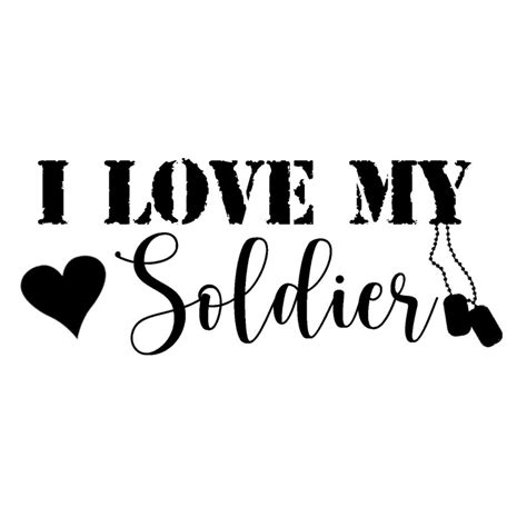 I Love My Soldier Png Digital Download Army Military Etsy