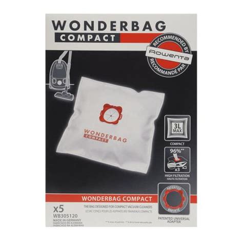 Sacs aspirateur Rowenta Wonderbag Compact WB305120 boîte de 5 Achat