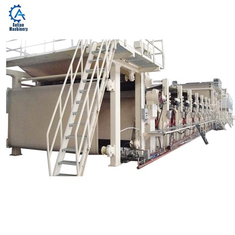 Mm Paper Mill Waste Paper Recycling Machine Kraft Paper Machine