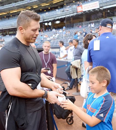 The Miz Naomi And Sasha Banks Attend New York Yankees Batting Practice