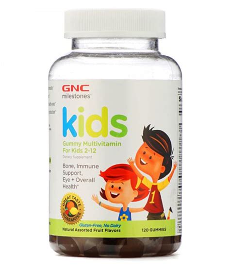 GNC Milestones Kids Multi Gummies 120 no.s Multivitamins Softgel: Buy ...