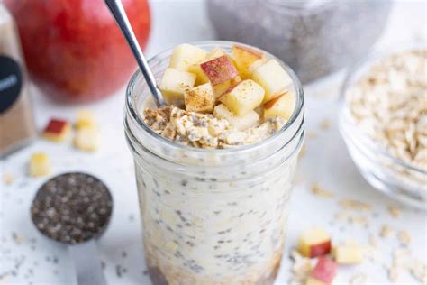 Apple Cinnamon Overnight Oats Evolving Table