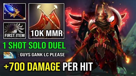 700 DAMAGE PER HIT 100 Deleted Offlane 10K MMR Legion Commander 1st