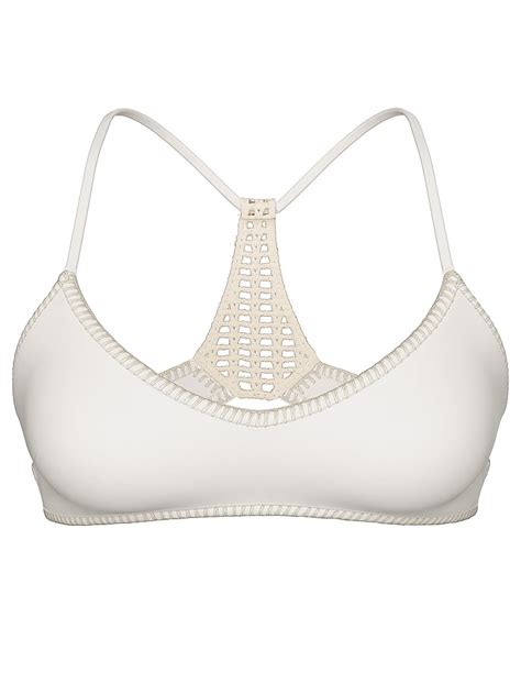 Buy Archives Crochet Scuba Halter Bralette Bikini Top Coconut White Order Bikini Top Online