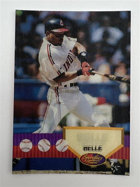 Albert Belle 10 Lenticular Baseball Card 1994 Sportsflics 2000