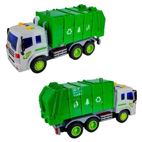 Carrinho De Reciclagem Brinquedo - Carrinho De Lixo Reciclagem Mega City Infantil C/Som E Luzes Brinquedo ...