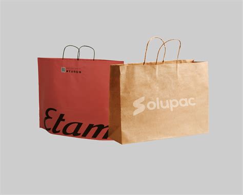 Custom printed paper bags for retail stores - all sizes and shapes