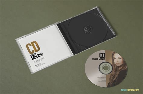 Free Plastic Cd Case Mockups Zippypixels