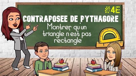 PYTHAGORE Montrer Quun Triangle Nest Pas Rectangle MATHS