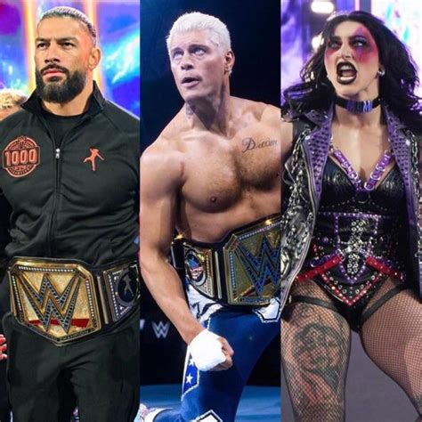 Forbes Listed Roman Reigns Cody Rhodes And Rhea Ripley As The Top 3 Wwe