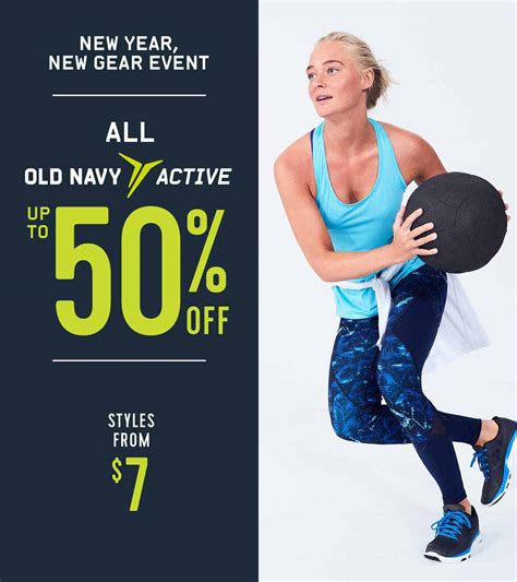 Old Navy Canada: Save up to 50% off Active Wear