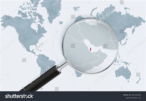 ภาพ ภาพสต็อก วัตถุ 3 มิติและเวกเตอร์เกี่ยวกับ World Map With A Magnifying Glass Pointing At