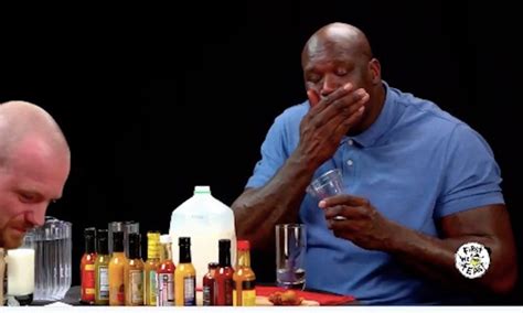 Shaquille Oneal Cried While Eating Buffalo Wings On ‘hot Ones