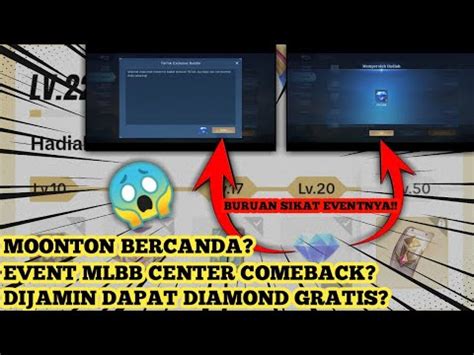 Dijamin Dapat Diamond Gratis Cara Dapat Diamond Di Event Mlbb Center