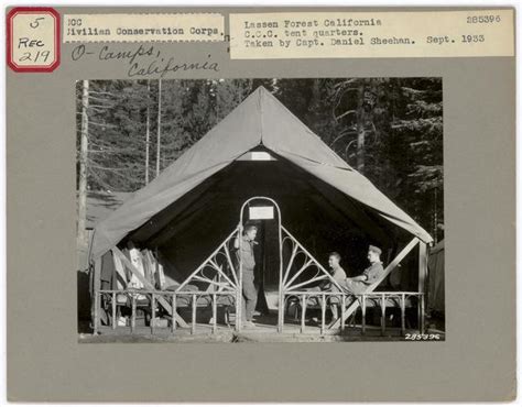 Civilian Conservation Corps Camps California National Forest