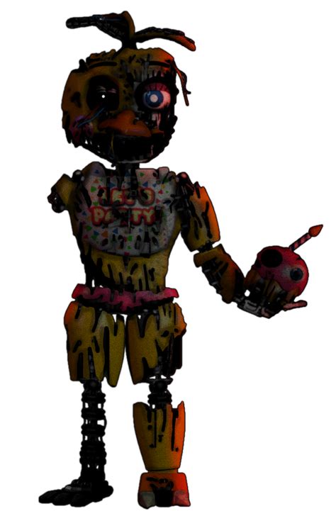 Withered Toy chica by bonzieditor on DeviantArt