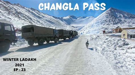 Changla Pass Extremely Cold Stay At Tangtse Tangtse To