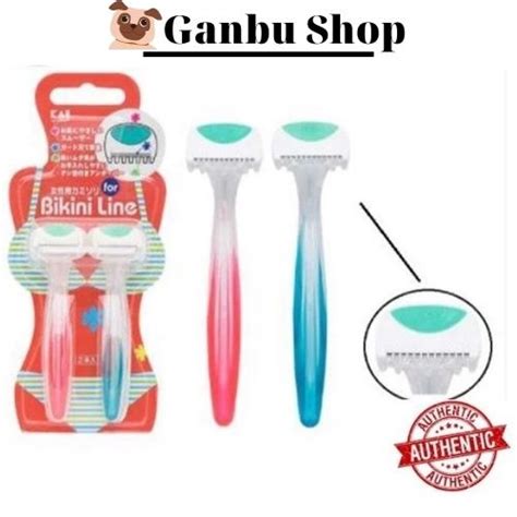 che ten sp Dao Cạo Vùng Kín Bikini Nữ Nam KAI Nhật Bản Set Cây Lưỡi Dao Nhỏ Gọn Shopee