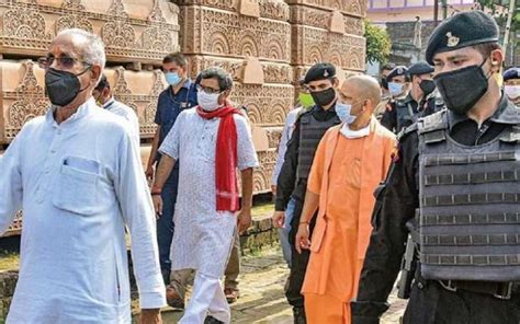 In Ayodhya Today Yogi Adityanath To Visit Ramlala Inspect Development Works India News