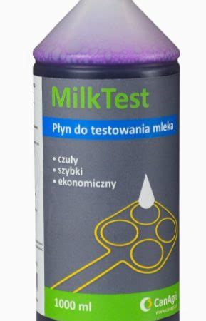 Płyn do testowania mleka MILKTEST 1000 ml Can Agri Agroromex