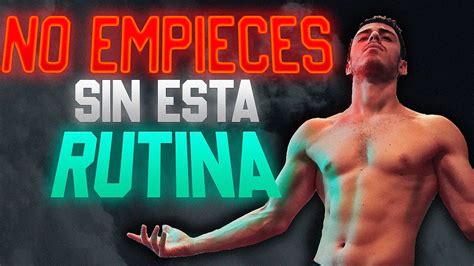 RUTINA Para EMPEZAR CALISTENIA GUIA COMPLETA YouTube