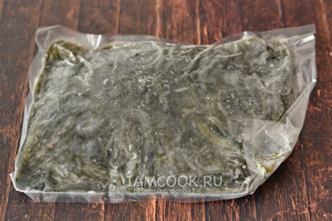 Салат из замороженной морской капусты — рецепт с фото пошагово